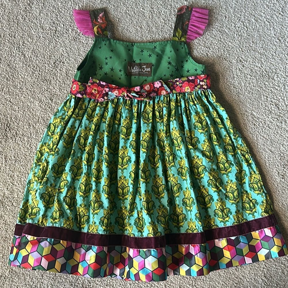 Matilda Jane Paint by Numbers Sledding Apron Dress! - Picture 11 of 16